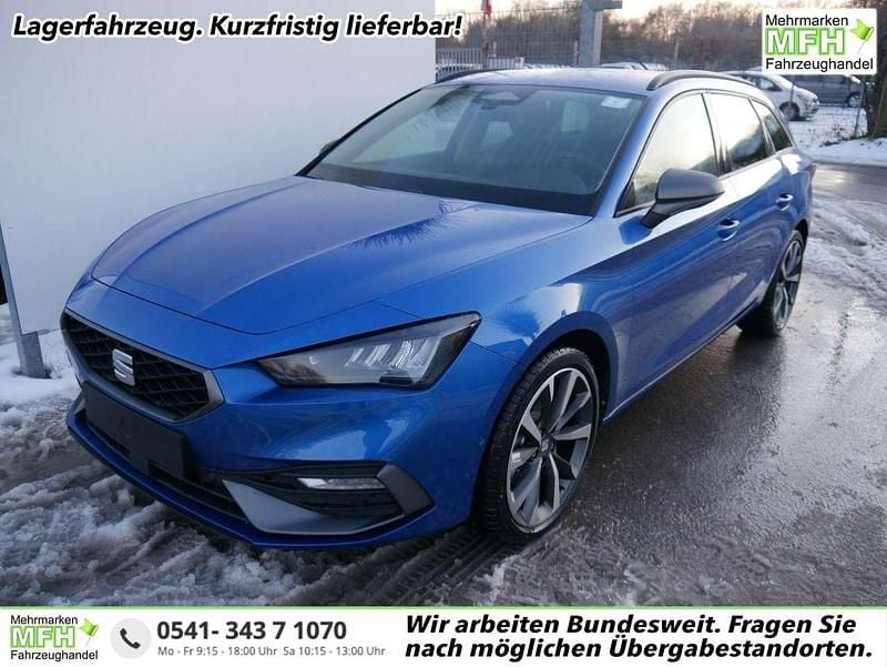 Saphir blau metallic Neu 2025 Seat Leon FR Kombi | 31.890 € (Fairer Preis) - Bild 1/4