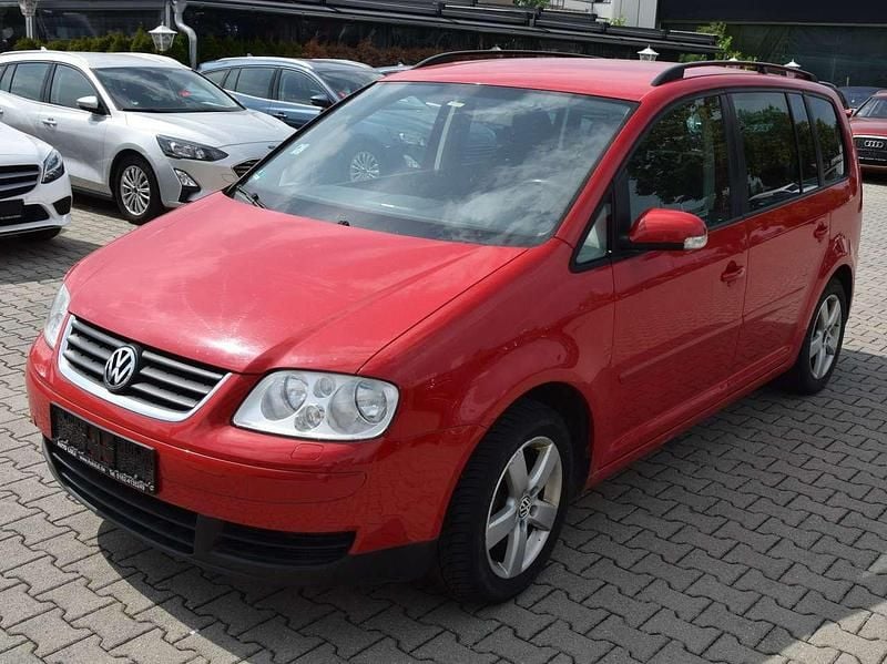 Rot Gebraucht 2006 VW Touran Goal Van / Kleinbus | 990 € (Superpreis) - Bild 1/4