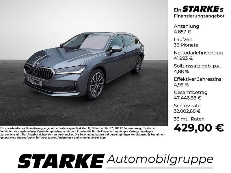 Grau Gebraucht 2025 Skoda Superb LAURIN & KLEMENT Kombi | 46.650 € (Superpreis) - Bild 1/4