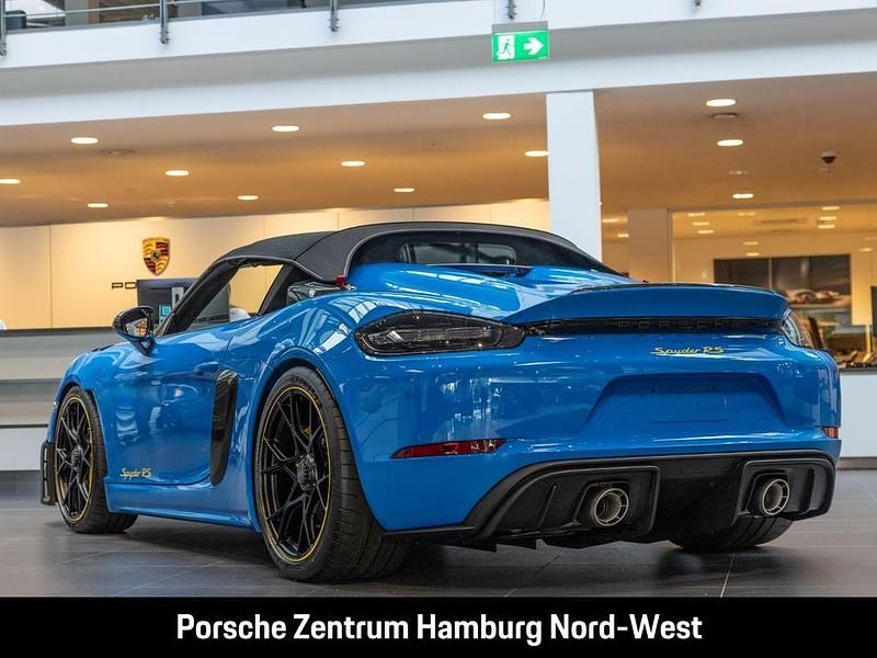 Neu Porsche 718 Spyder Chrono 500 PS (367 kW) 2025 Blau Cabrio