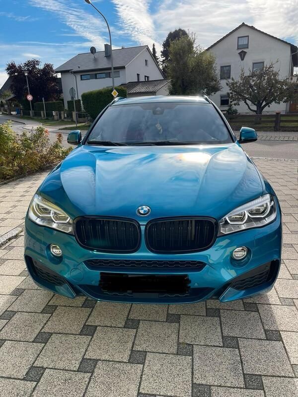 Blau Gebraucht 2018 BMW X6 M M Sport SUV | 39.500 € (Guter Preis) - Bild 1/4