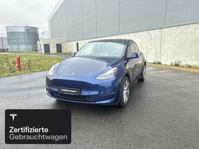 Blau Gebraucht 2022 Tesla Model Y Long Range AWD SUV | 31.700 € (Fairer Preis) - Bild 1/4
