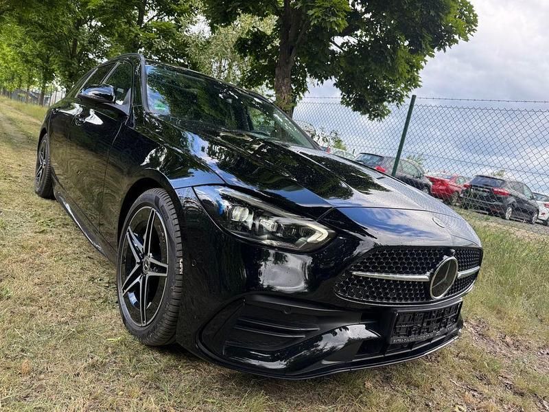 Schwarz Gebraucht 2022 Mercedes C300 AMG Limousine | 35.555 € (Superpreis) - Bild 1/4
