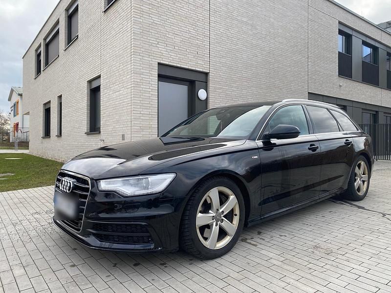 Schwarz Gebraucht 2014 Audi A6 S-Line Kombi | 10.950 € (Superpreis) - Bild 1/4