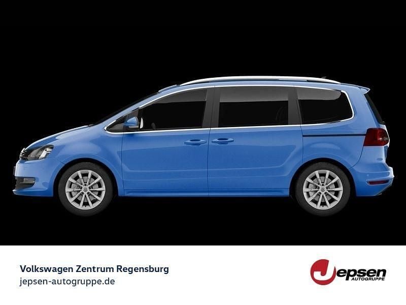Blau Gebraucht 2020 VW Sharan IQ Drive Van / Kleinbus | 20.500 € (Superpreis) - Bild 1/2