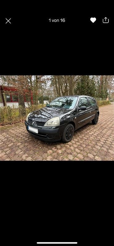 Schwarz Gebraucht 2005 Renault Clio II Kleinwagen | 1.500 € (Etwas zu teuer) - Bild 1/2