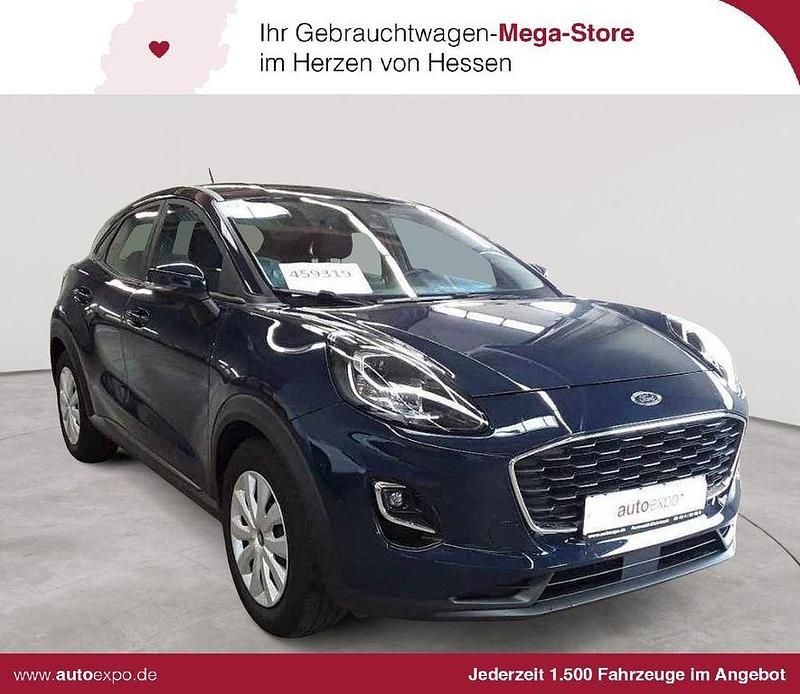 Blau Gebraucht 2021 Ford Puma Gen-E Cool & Connect SUV | 11.290 € - Bild 1/4