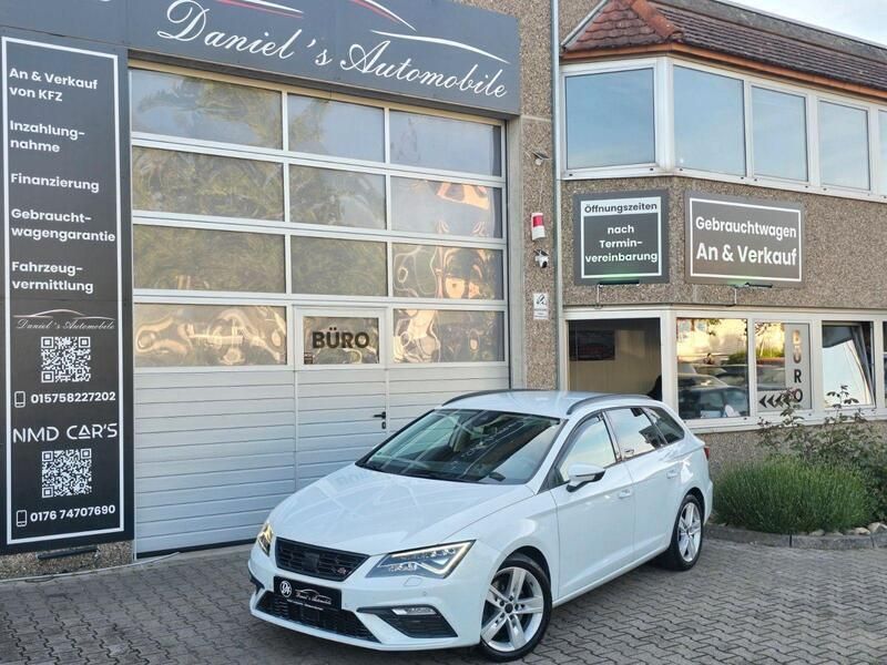 Weiß Gebraucht 2018 Seat Leon ST FR Kombi | 17.787 € (Fairer Preis) - Bild 1/3