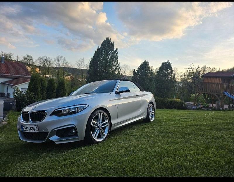 Silber Gebraucht 2016 BMW 218 M Sport Cabrio | 16.499 € (Guter Preis) - Bild 1/4