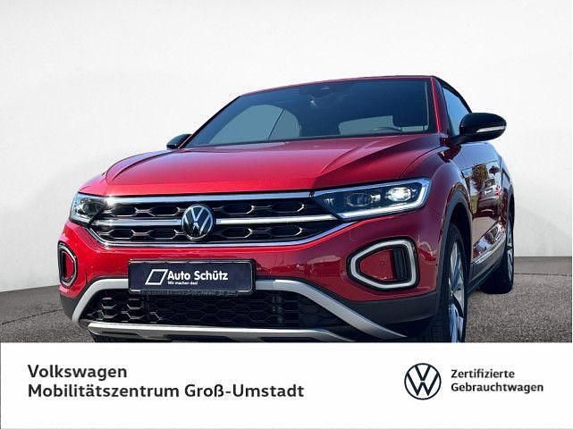 Kings red metallic Gebraucht 2024 VW T-Roc Cabriolet Style Cabrio | 33.880 € (Fairer Preis) - Bild 1/4