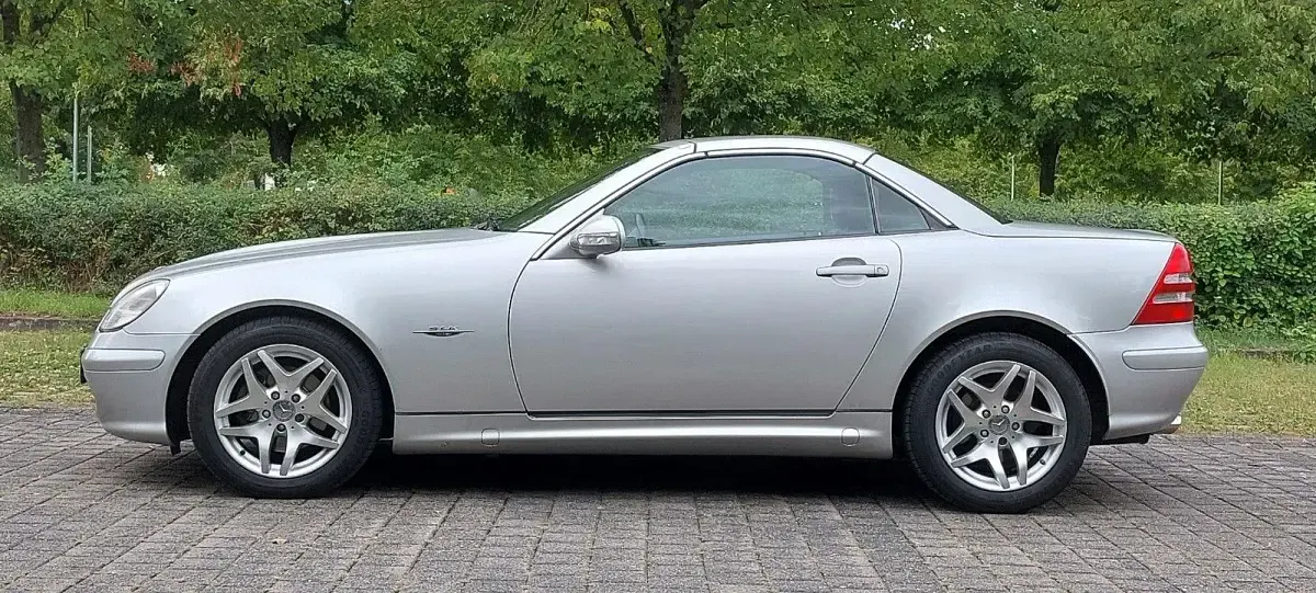 Gebraucht Mercedes SLK200 Edition 163 PS (119 kW) 2004 Silber Cabrio