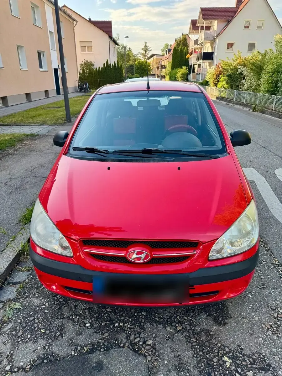 Gebraucht Hyundai Getz 67 PS (49 kW) 2008 Rot Kleinwagen