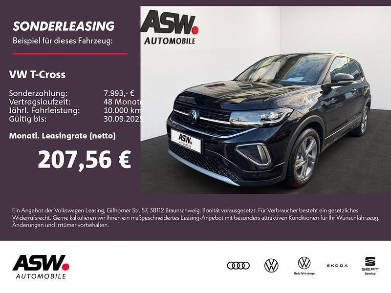 Deep black perleffekt Neu 2024 VW T-Cross R-line SUV | 36.360 € (Teuer) - Bild 1/4