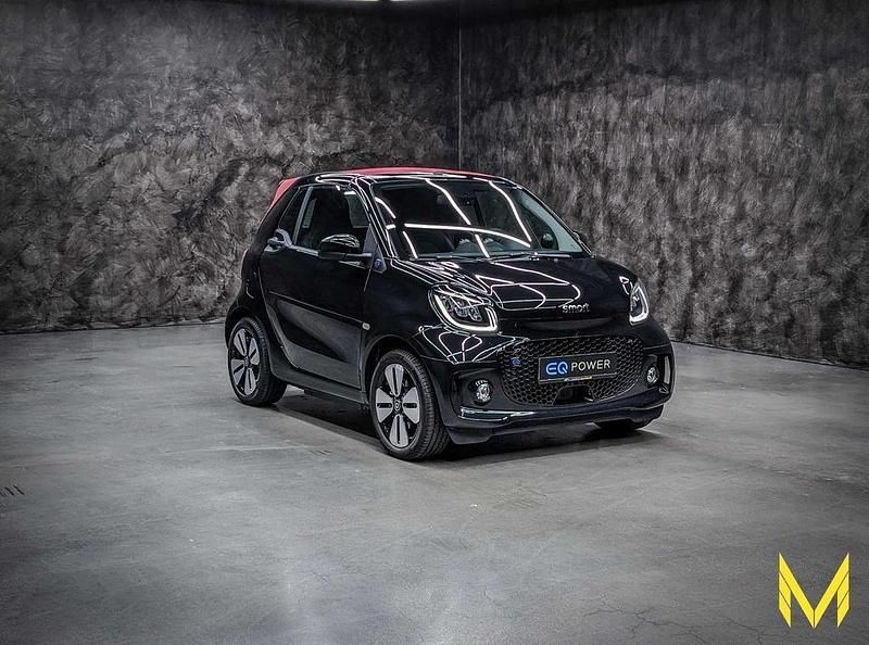Schwarz Gebraucht 2023 Smart ForTwo Electric Drive Prime Exclusive Cabrio | 27.111 € - Bild 1/3