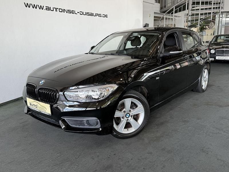 Schwarz Gebraucht 2018 BMW 118 Sport Line Kleinwagen | 14.850 € (Guter Preis) - Bild 1/4