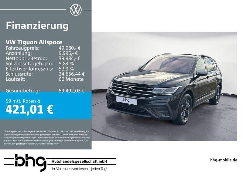 Schwarz Neu 2025 VW Tiguan Allspace Life SUV | 49.980 € (Teuer) - Bild 1/4