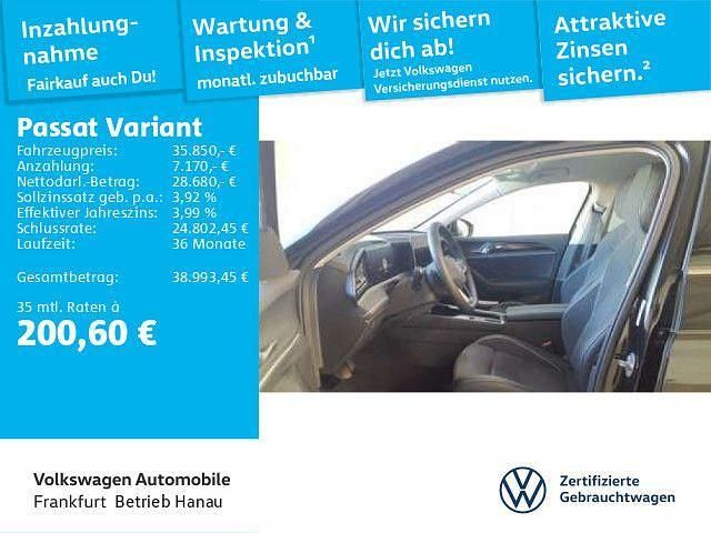 Schwarz Gebraucht 2025 VW Passat Elegance Kombi | 35.850 € (Superpreis) - Bild 1/4
