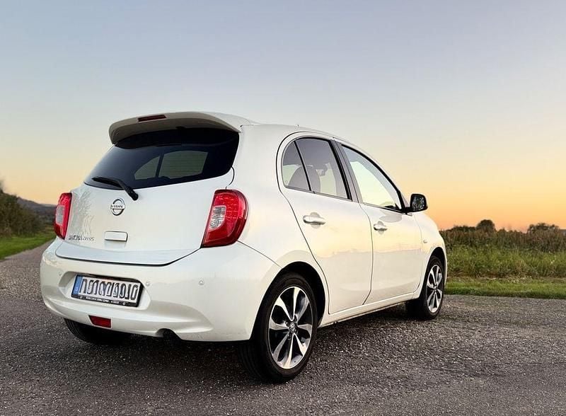 Weiß Gebraucht 2016 Nissan Micra Kleinwagen | 6.999 € - Bild 1/4