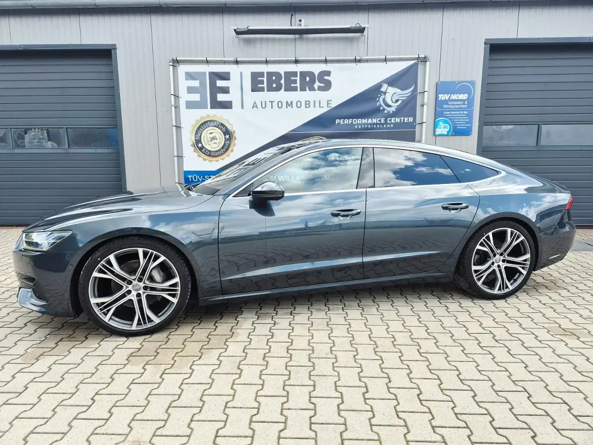 Gebraucht Audi A7 Sportback Advanced 286 PS (210 kW) 2018 Blau Kleinwagen