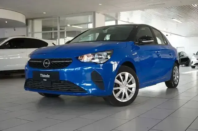 Gebraucht Opel Corsa-e Edition 100 kW (136 PS) 2021 Voltaic blau metallic Kleinwagen
