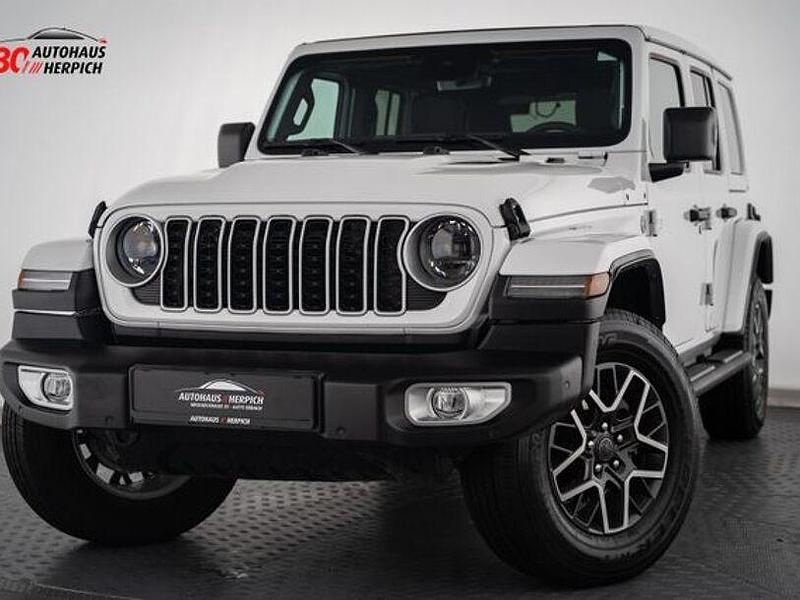 Bright white clear coat Gebraucht 2024 Jeep Wrangler Sahara SUV | 55.555 € (Guter Preis) - Bild 1/4