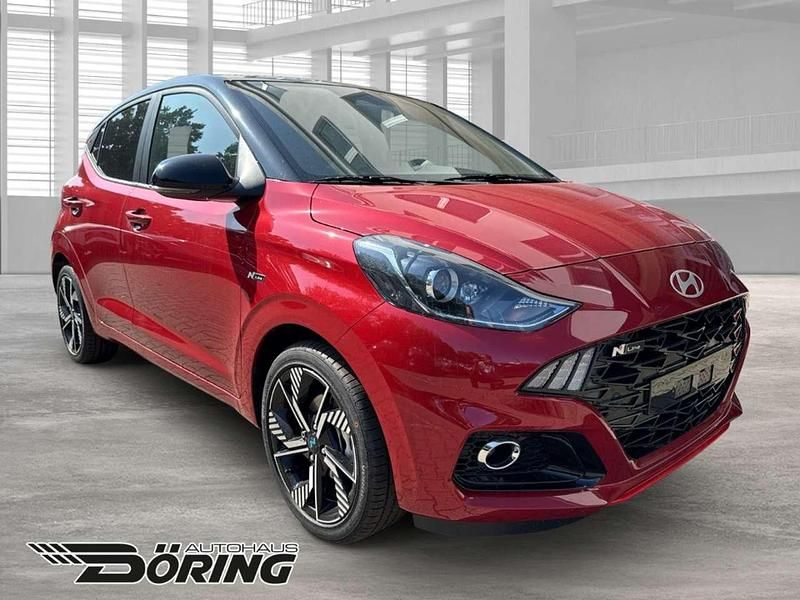 Gebraucht Hyundai i10 N Line 90 PS (66 kW) 2025 Dragon red/ phantom black / mi Kleinwagen