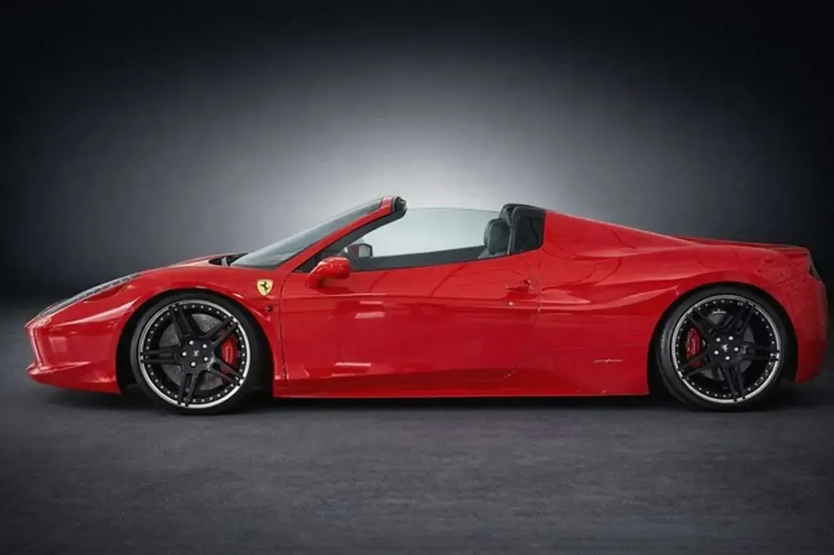 Second-hand Ferrari 458 570 CP (419 kW) 2012 Roșu Cabrio