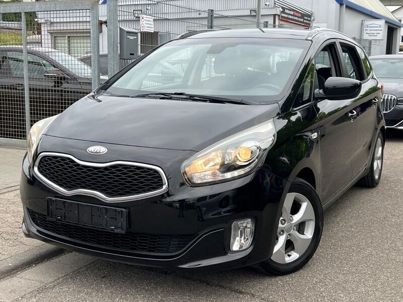 Schwarz Gebraucht 2013 Kia Carens Edition 7 Van / Kleinbus | 6.900 € (Fairer Preis) - Bild 1/4