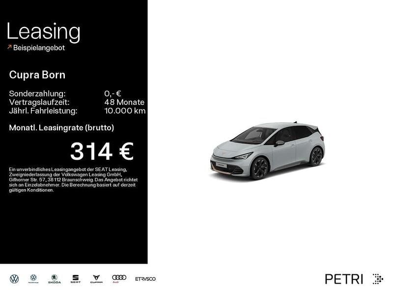 Gebraucht Cupra Born e-Boost 169 kW (231 PS) 2025 Eisweiß Kleinwagen