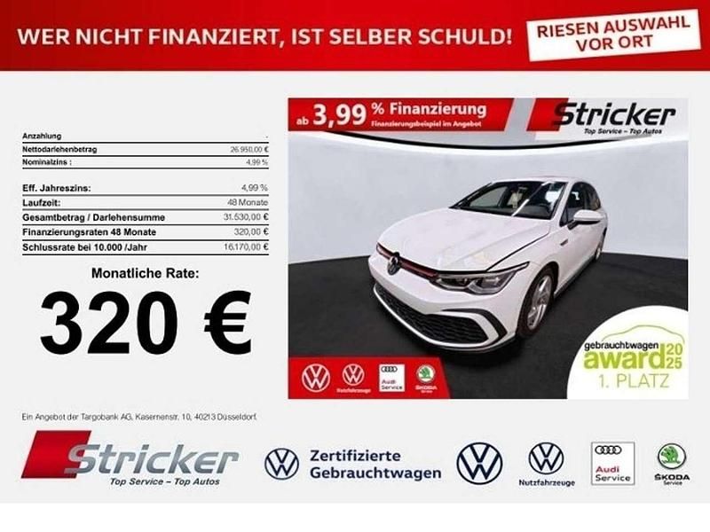 Pure white Gebraucht 2023 VW Golf VIII GTI Limousine | 26.949 € (Superpreis) - Bild 1/3