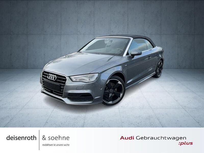 Grau Gebraucht 2016 Audi A3 Cabriolet S-Line Cabrio | 19.915 € (Fairer Preis) - Bild 1/4
