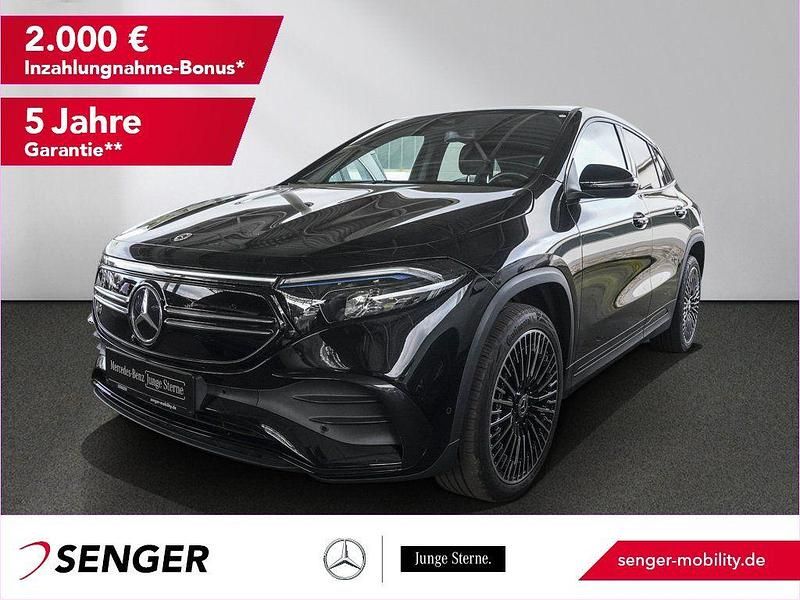 Lack kosmosschwarz Gebraucht 2023 Mercedes EQA250+ AMG line SUV | 35.140 € (Fairer Preis) - Bild 1/4