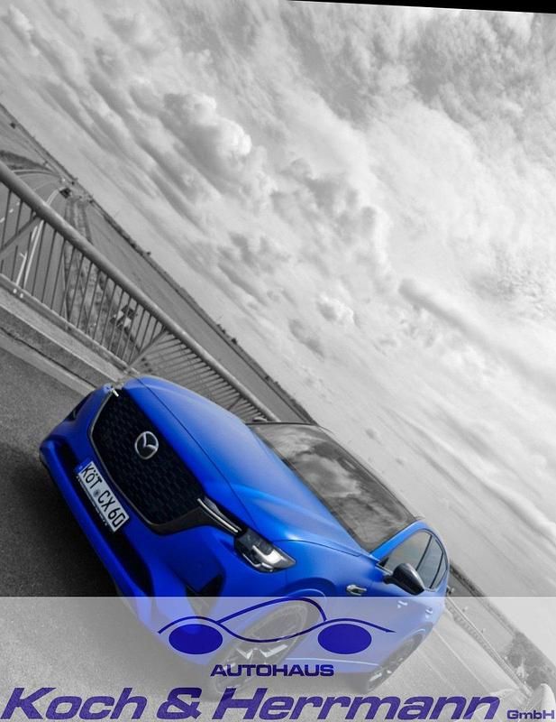 Deep crystal blue Gebraucht 2025 Mazda CX-60 Homura-Line SUV | 58.990 € - Bild 1/4