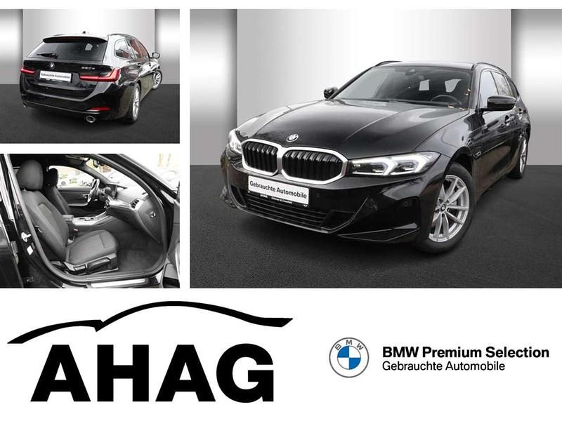 Schwarz uni Gebraucht 2022 BMW 320e Sport Line Kombi | 25.880 € (Guter Preis) - Bild 1/4