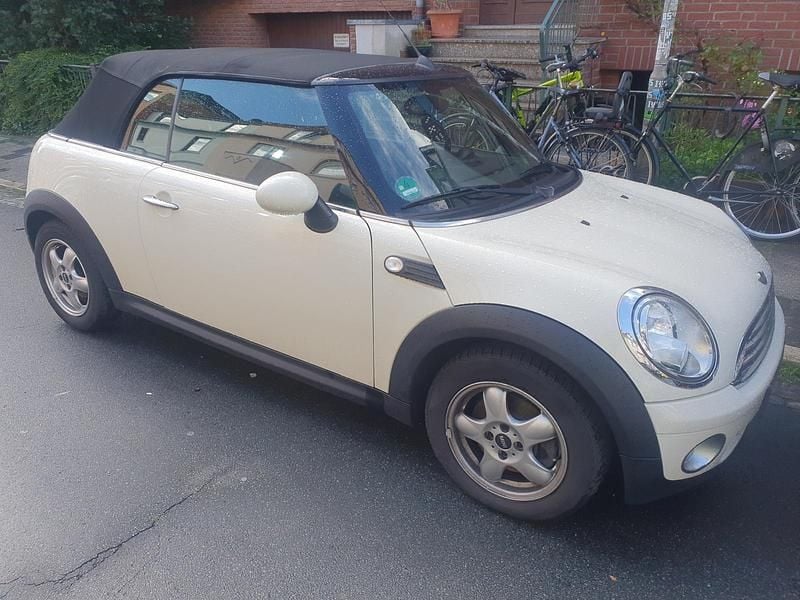 Weiß Gebraucht 2010 Mini Cooper Cabriolet Cabrio | 5.350 € (Superpreis) - Bild 1/4