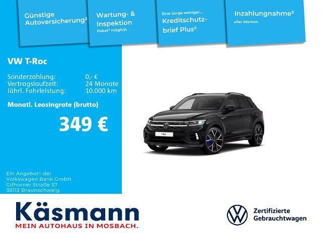 Schwarz Gebraucht 2024 VW T-Roc R SUV | 39.530 € (Etwas zu teuer) - Bild 1/2