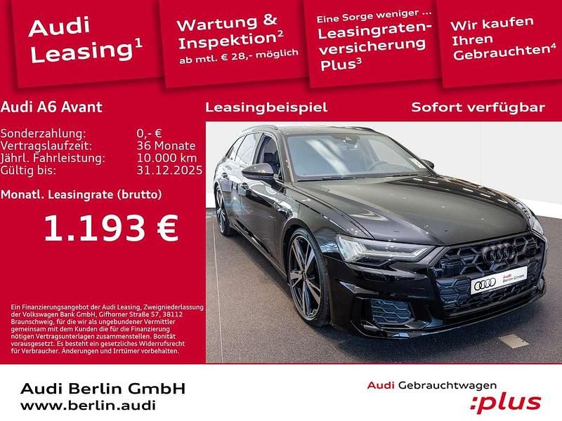 Schwarz Gebraucht 2025 Audi A6 S-Line Kombi | 88.400 € - Bild 1/3
