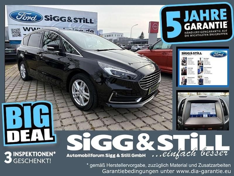 Gebraucht Ford S-MAX Titanium 190 PS (139 kW) 2022 Obsidianschwarz metallic Van / Kleinbus