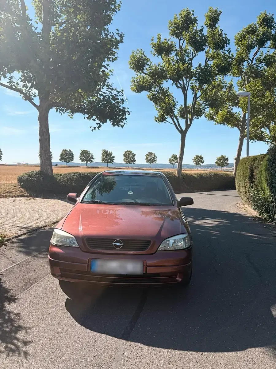 Gebraucht Opel Astra 84 PS (61 kW) 2002 Rot Kleinwagen