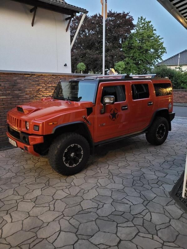Orange Gebraucht 2009 Hummer H2 SUV | 51.500 € (Teuer) - Bild 1/4