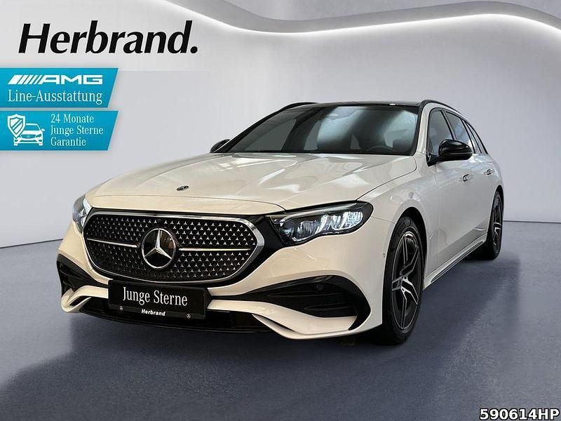 Unilack polarweiß Gebraucht 2024 Mercedes E200 AMG Kombi | 51.990 € (Fairer Preis) - Bild 1/4