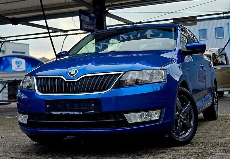 Gebraucht Skoda Rapid Ambition 90 PS (66 kW) 2015 Blau Kleinwagen