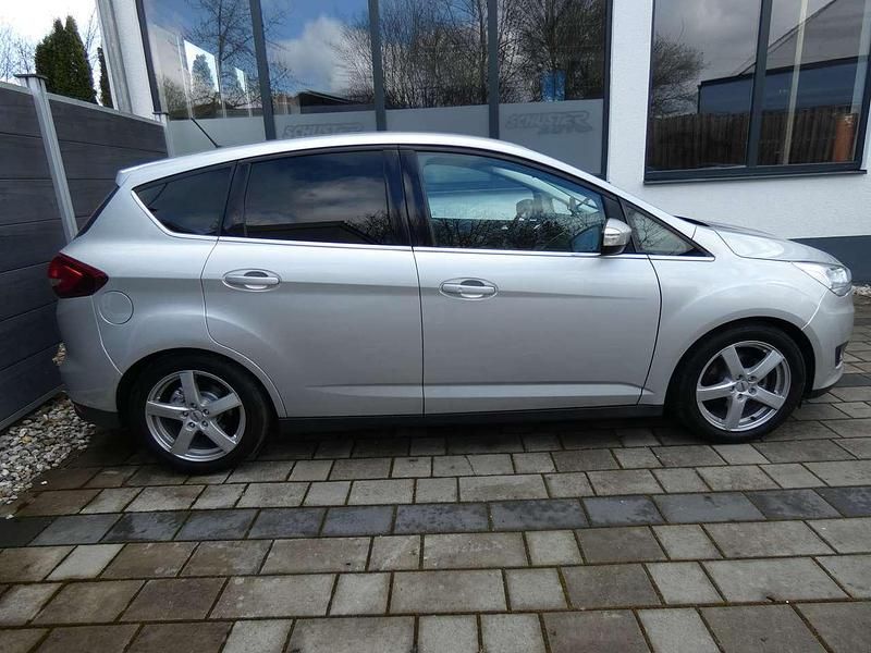 Gebraucht Ford C-MAX Titanium 125 PS (91 kW) 2019 Polarsilber metallic Van / Kleinbus