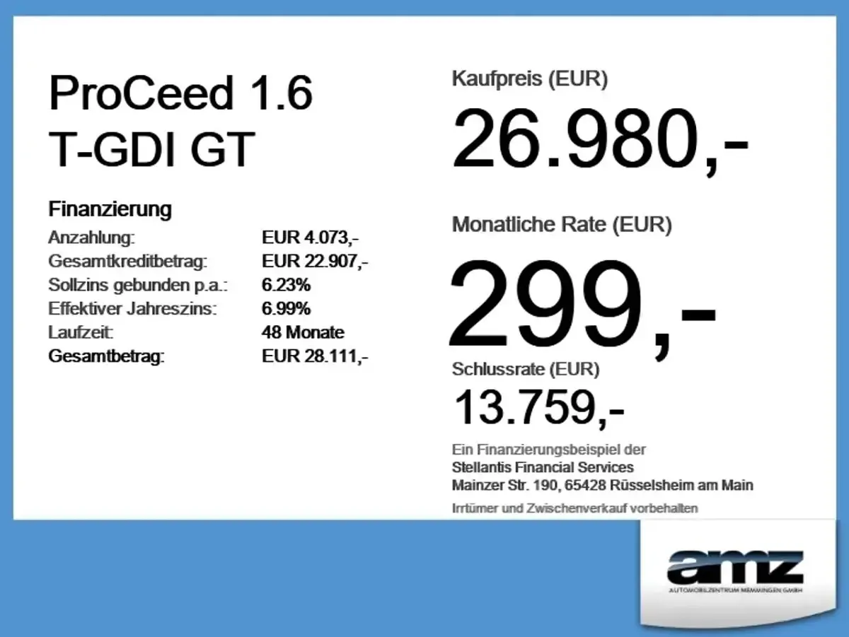 Gebraucht Kia ProCeed GT 204 PS (150 kW) 2022 (rng) orange fusion met. Kombi