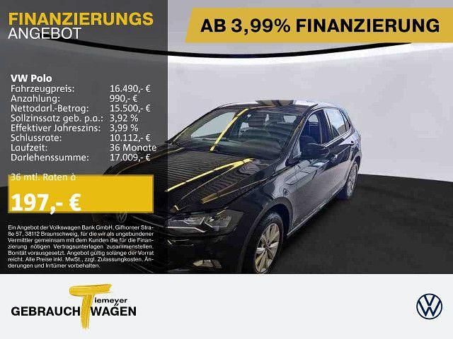 Schwarz Gebraucht 2021 VW Polo Highline Limousine | 16.490 € (Fairer Preis) - Bild 1/4