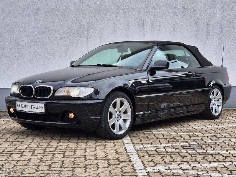 Schwarz Gebraucht 2006 BMW 320 Cabriolet Cabrio | 8.990 € (Etwas zu teuer) - Bild 1/4