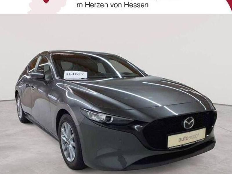 Matrixgrau metallic Gebraucht 2021 Mazda 3 Selection Limousine | 16.090 € - Bild 1/4