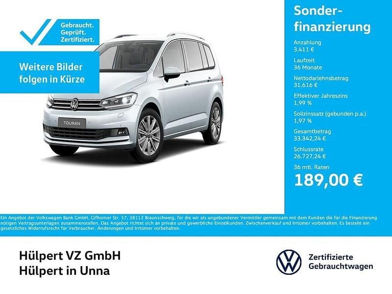 Silber Gebraucht 2024 VW Touran Highline Van / Kleinbus | 35.139 € (Fairer Preis) - Bild 1/4