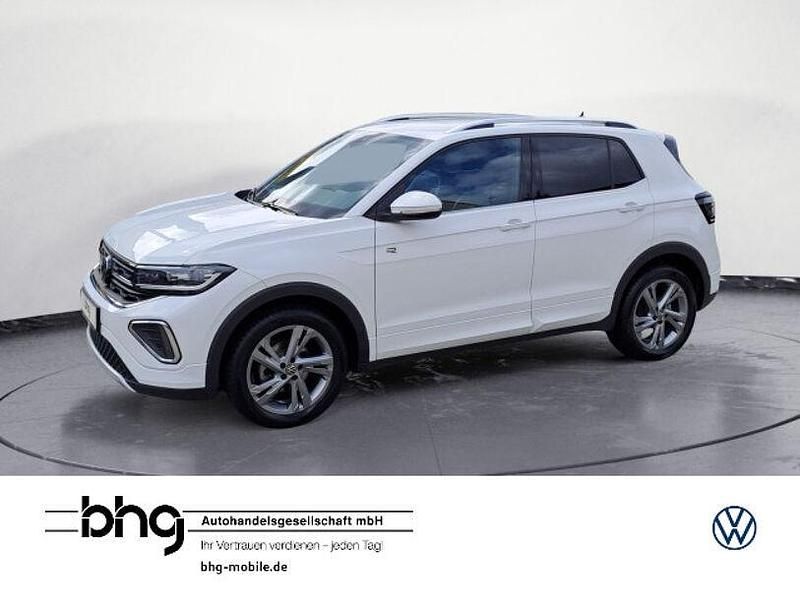 Pure white Gebraucht 2024 VW T-Cross R-line SUV | 27.960 € (Fairer Preis) - Bild 1/4