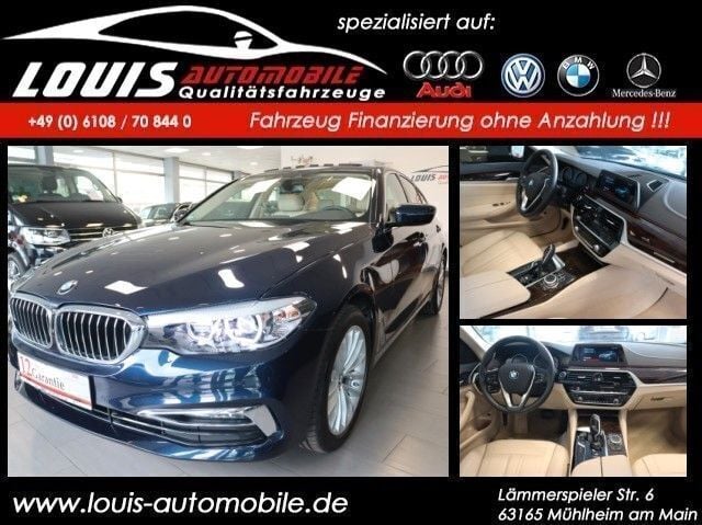 Blau Gebraucht 2019 BMW 520 Luxury Line Limousine | 32.950 € (Guter Preis) - Bild 1/4